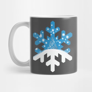 Snowflakes within Snowflake Mug